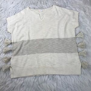 Crewcuts side tassel short sleeve sweater size 12